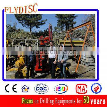 200m portable bore well drilling machine