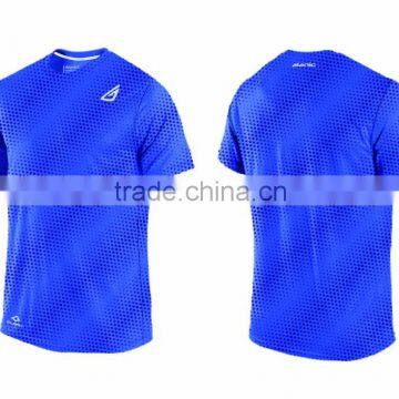 Mens Dryfit Dot Sublimation Short Sleeve Running shirt Multiply Colors