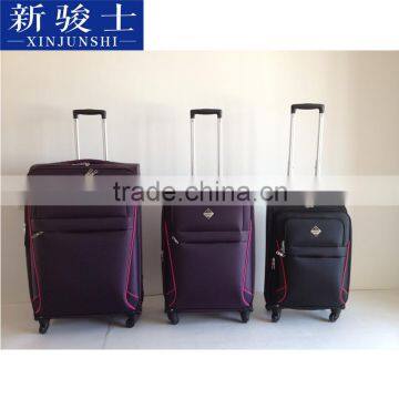 lightweight soft luggage with external wheels