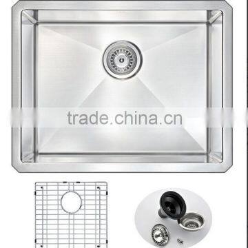 Apartment Size Kitchen Sinks Handmade Stainless Steel Single Bowl Bar Sink