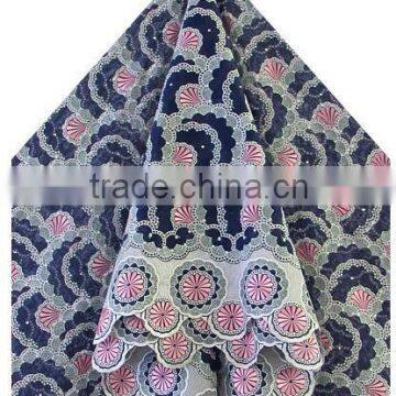 2013 African Swiss Voile Lace Fabric,100% Cotton Lace