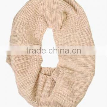 Elegant Solid Color Circle Infinity Loop Scarf