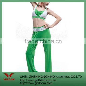 dry fit fitness Green Yoga suit,Bodybuilding suit