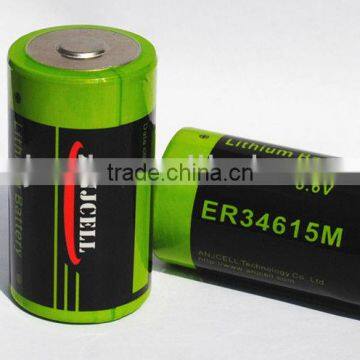 3.6V power primary lithium battery ER34615M