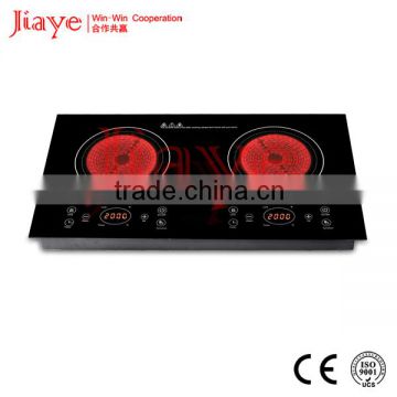 Hot selling ceramic electric hob with 2 burners JY-CD2003