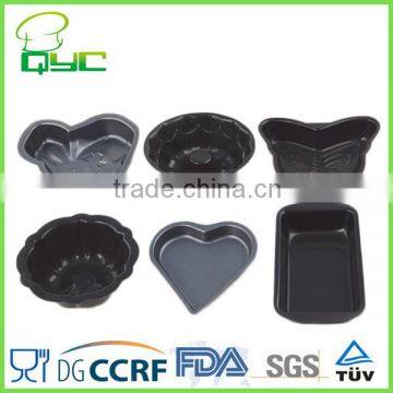 Non-Stick Carbon Steel 6pcs Childrens Pastry Moulds Baking Set