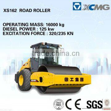 XCMG hydraulic single drum road roller XS162