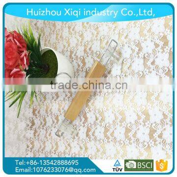 Hot Sale Nantural Wholesale Wooden Hanger for Pants With Two Plastic Clips photo-3