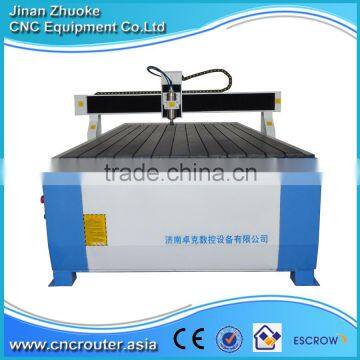 China Made Engraving Machine CNC 1224 With PCI NCStudio Control 2200W Water Cooled Spindle 1200*2400mm ZK-1224 CE Approval