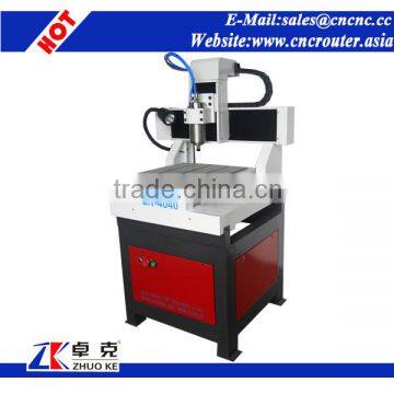 Ball Screw Transmission PCB CNC Router Machine 400*400MM ZK-4040 1.5KW Water Cooling Spindle PCI NcStudio Controller
