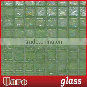 green polished indoor decorative mosaic glass