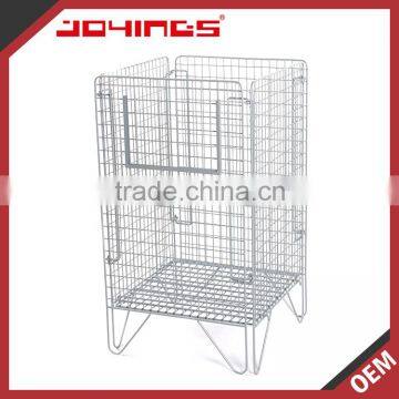 Wire Storage Basket/ metal Wire Mesh Powder Coating Basket