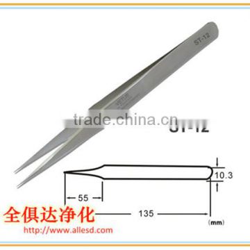 Electrical Cleanroom Stainless Steel Precision Tweezers