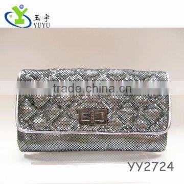 Plain aluminium mesh sheet sewing chequer flap bag