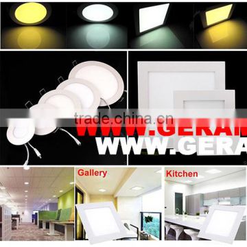 Factory Direct Sale CE ROHS Ultra Thin Round Square LED Panel Light 18W