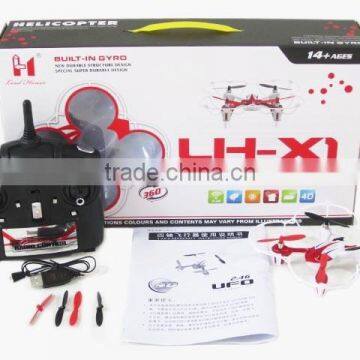 2.4G 4-axis ABS plastic rc quadcopter with 6-axis gyroscope EN71/7P/ASTM