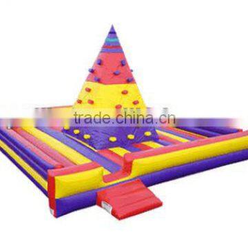 pvc inflatable climbing wall