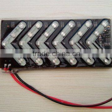 auto LED flashing light arrowhead