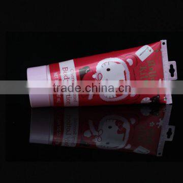 cute large diameter plastic tube for makeup free samples cosmetic container for body lotion