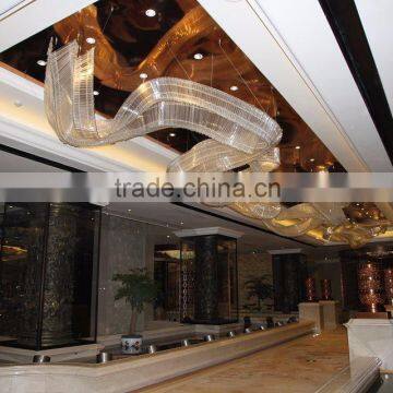 Artist made XO led drop ceiling light panels jiangsu for high end