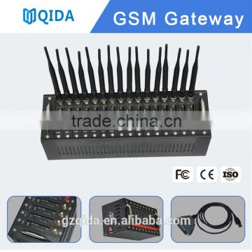 Professional bulk sms device 16 port gsm quad band modem with AT command