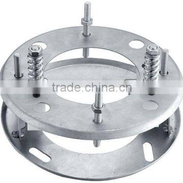 electorplate iron tilting mechanism for shampoo basin