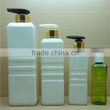 120ml 4oz 1000ml 32oz green clear square flat plastic bottles cosmetic container