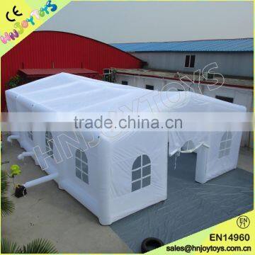Big inflatable wedding marquee tent with air blower for sale