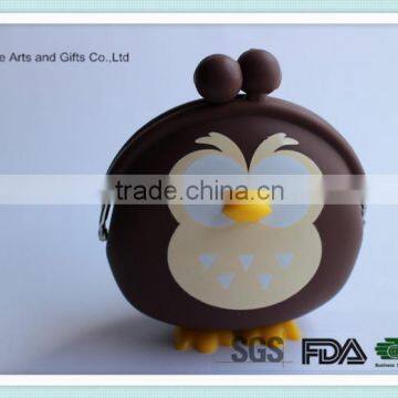 3D Penguin FREE samples OEM Custom bulk wholesale silicone coin purse