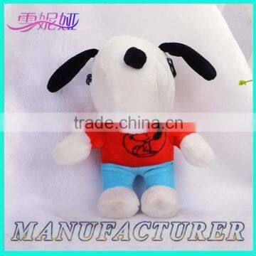 Kids Favoriate Gift Cheap Custom White Dog Plush Toys