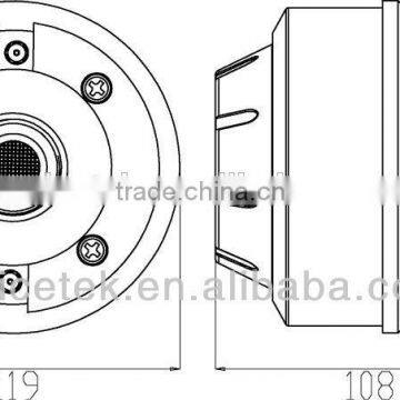 P-500F 50W/75W Voice Coil Compression Driver Diaphragm for Sound Speaker photo-2