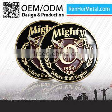 The most modern souvenir metal tungsten gold coin