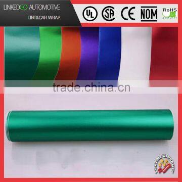 Good quality Matte metallich vinyl wrap wholesales 1.52*20M Tiffany Blue matte satin car wrap