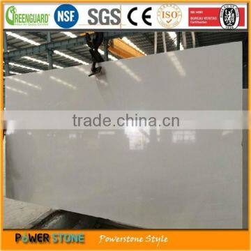 High Glossy Snow White Artificial Marble Slab