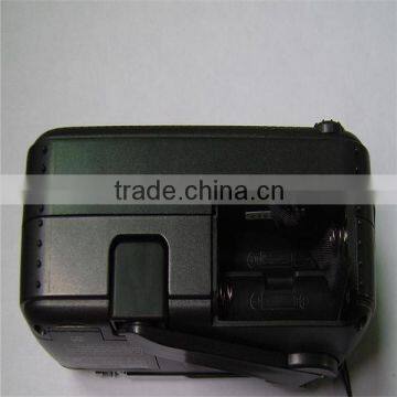 2014 Hot Multifunctional USB Emergency ABS Plastic Solar Dynamo Radio photo-4