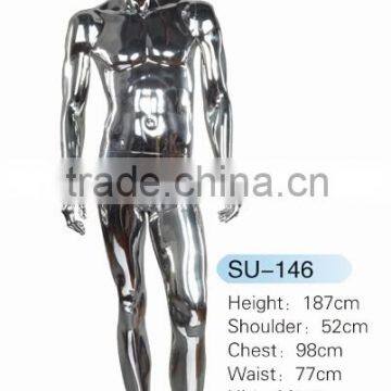 SU-146 sexy lifelike male mannequins 187cm egg Face high quality #191 Fibreglass mannequin heads no face full body Mannequins