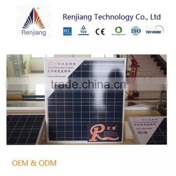 factory supply 50 watt pv module polycrystalline solar panels 18v Voltage with high efficiency