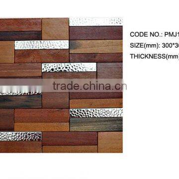 Glass and wood mosaic tiles (PMJ1)