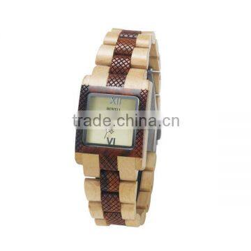 Mixed Color Wristwatch Wooden Water Resistant Wooden WristWatch Women Men Wristwatch Wooden photo-3