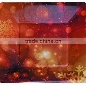 9" Halloween Design Square Paper Plate photo-3