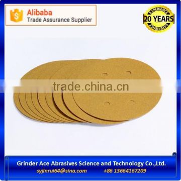 125mm 6 Hole Hook and Loop Sandpaper Discs for Angle Grinder