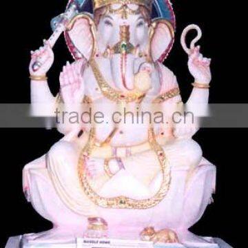 Marble Ganesha Statue , Hindu Gods Statue , Indian God Statue