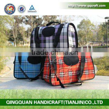Fashion foldable pet carrier travel Bag portable pet carry bag