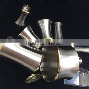 Custom made CNC metal parts double color plating chrome & gold plated electroplating factory
