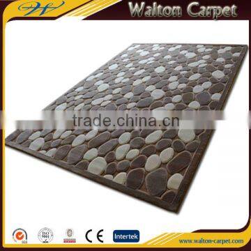 3D Floral Machine Woven Embroidered Acrylic Hand Tufted Wool Rugs