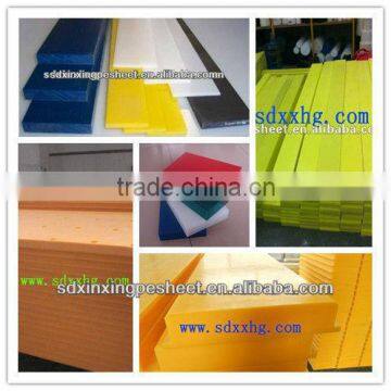 high wear-resisting HDPE plastic sheet/strips, Anti- UV and durable HDPE sheet for outdoor contruction,PE500 strips