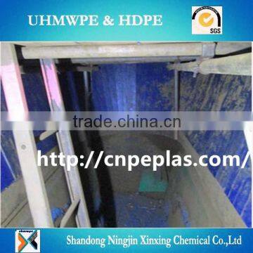 self-lubricating uhmw-pe chute liner