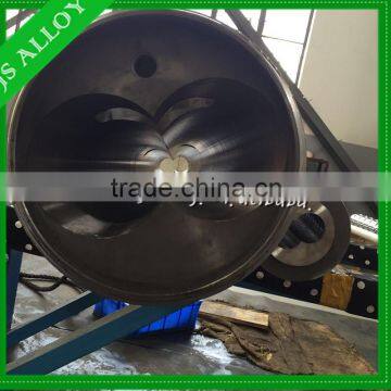 80/156 conical twin screw barrel for extruder