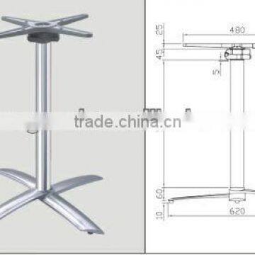 X feet cast aluminum table base for garden OA108