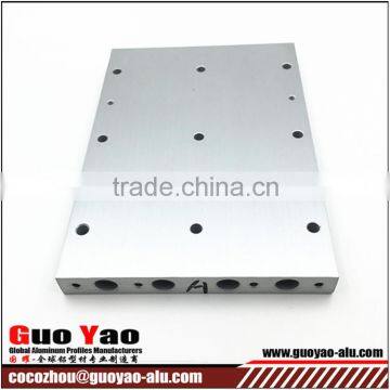 Customized aluminum 6063T5 extrusion profiles for windows and doors, anodized finish